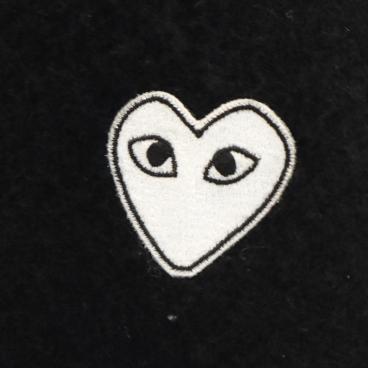 PLAY COMME des GARCONS プレイコムデギャルソン 日本製 ウール 長袖 カーディガン L ブラック系 ニット レディース