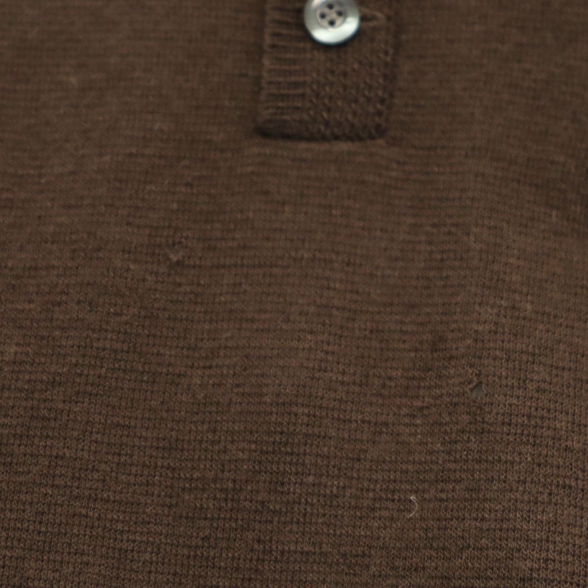 TENDERLOIN テンダーロイン 日本製 長袖 ハーフボタン セーター L ブラウン系 ニット メンズ
