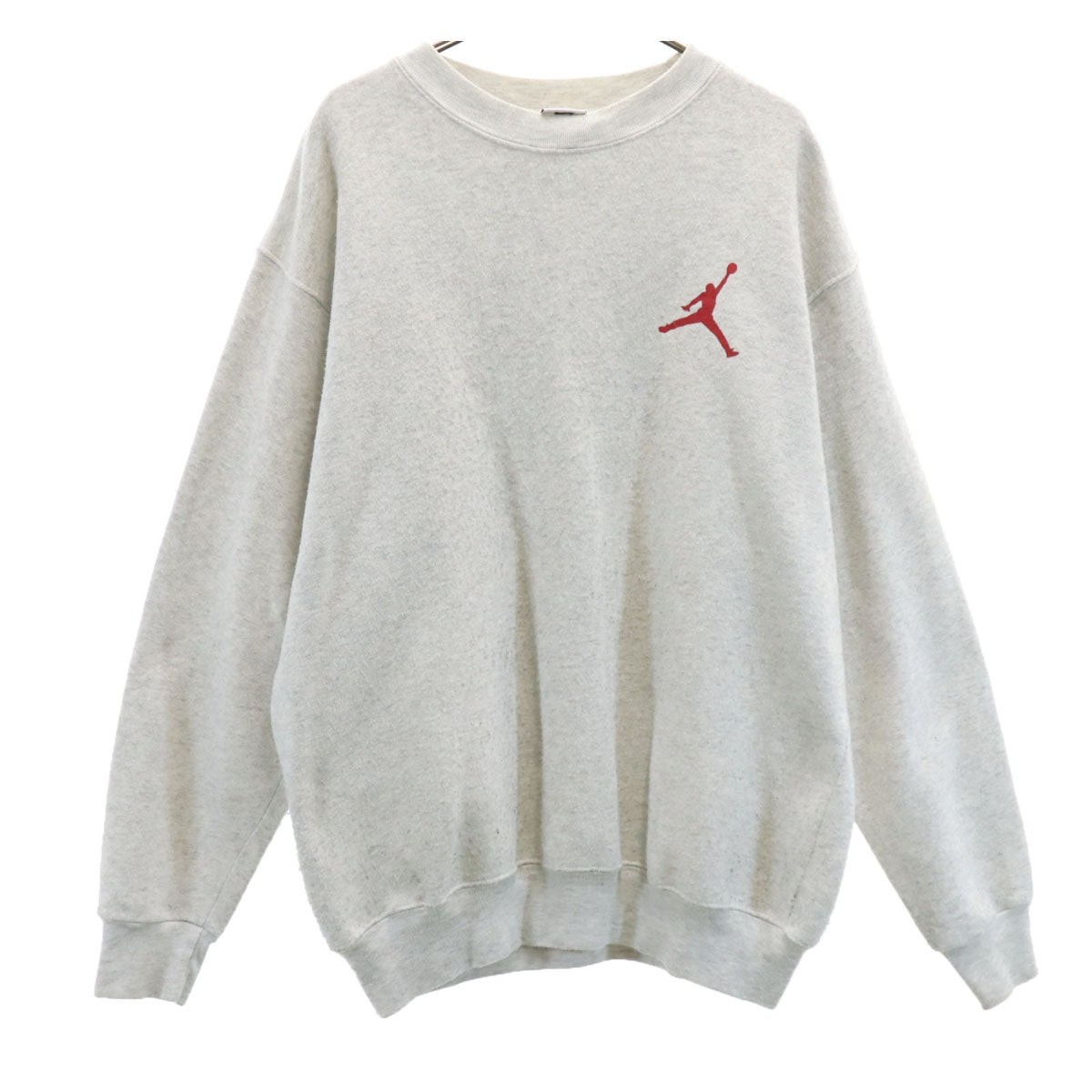 NIKE ナイキ 90s 00s JORDAN オールド バスケットボール 長袖 トレーナー グレー系 スウェット バックプリント メンズ