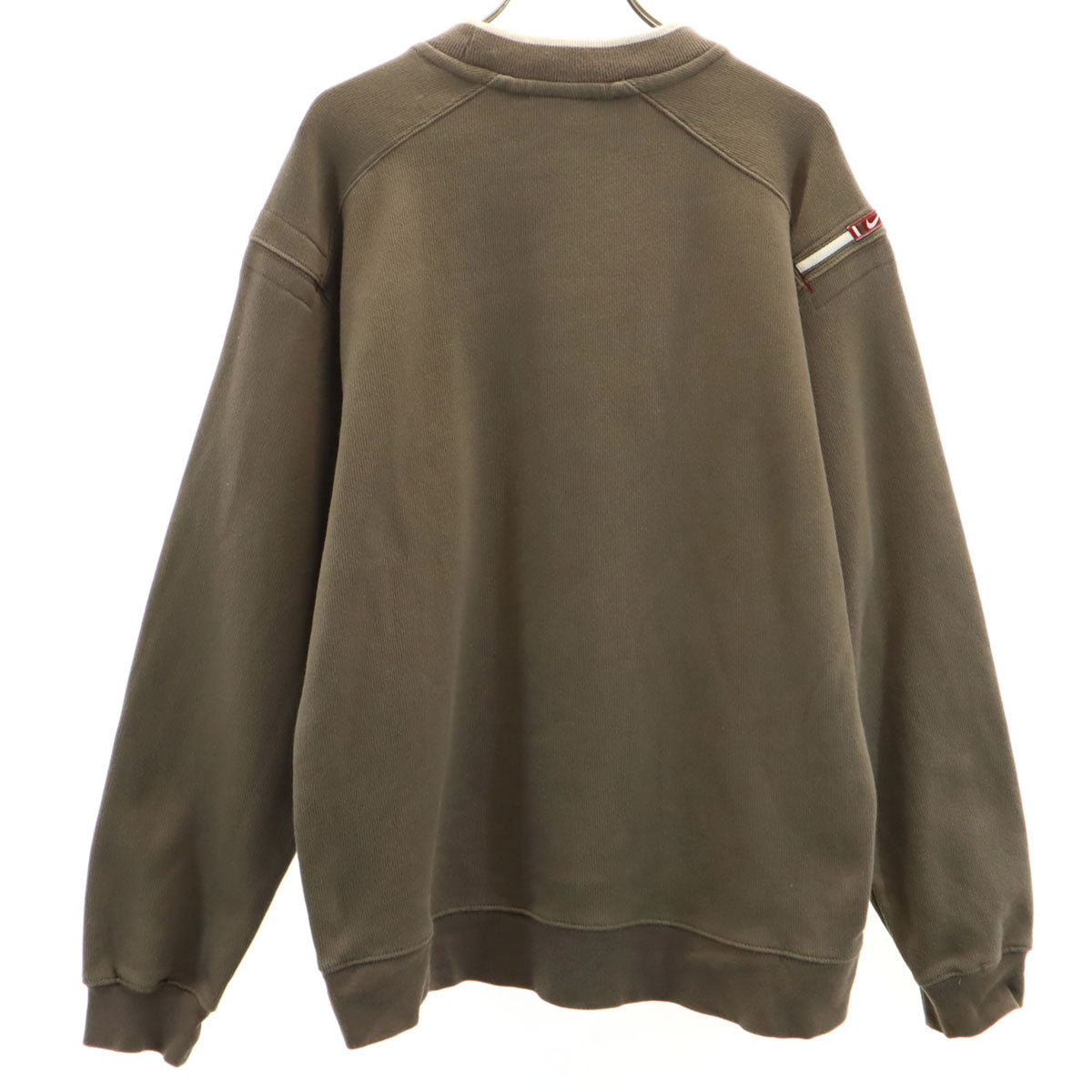 NIKE ナイキ 90s 00s オールド 長袖 スウェット トレーナー S アッシュブラウン 裏起毛 メンズ