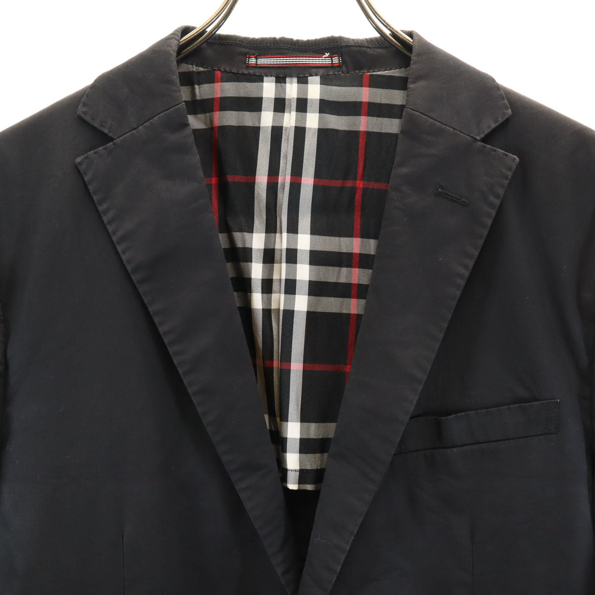 BURBERRY BLACK LABEL バーバリーブラックレーベル 三陽商会 テーラードジャケット L ブラック ブレザー メンズ
