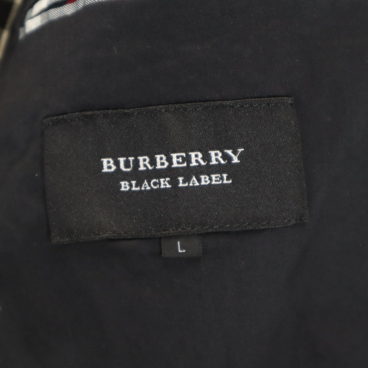 BURBERRY BLACK LABEL バーバリーブラックレーベル 三陽商会 テーラードジャケット L ブラック ブレザー メンズ