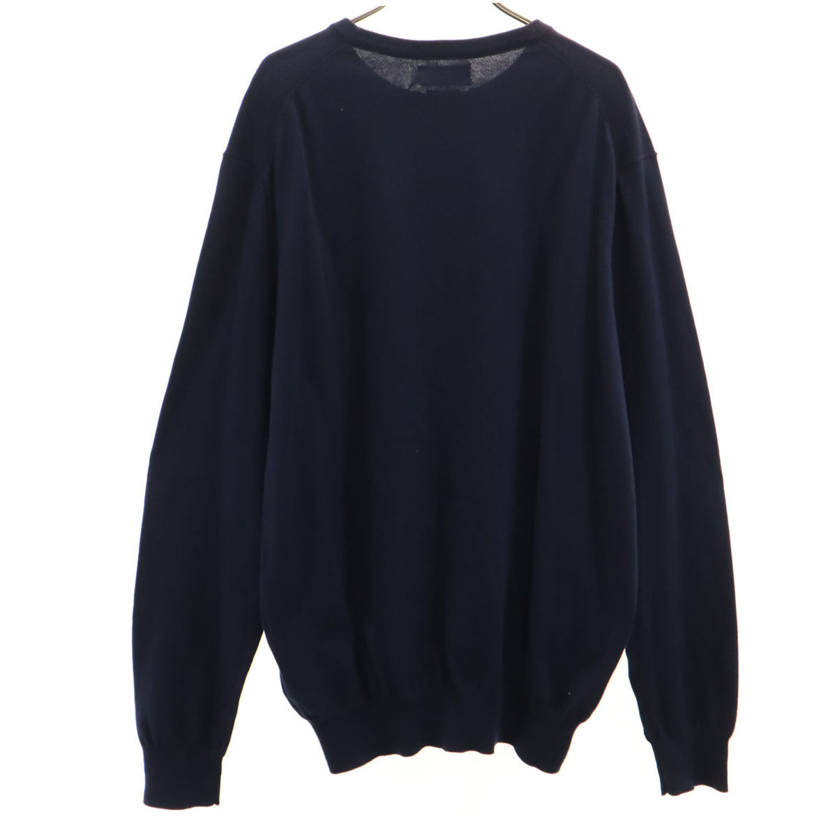 未使用 POLO RALPH LAUREN ポロラルフローレン 長袖 セーター XL ネイビー系 ニット SLIM FIT メンズ
