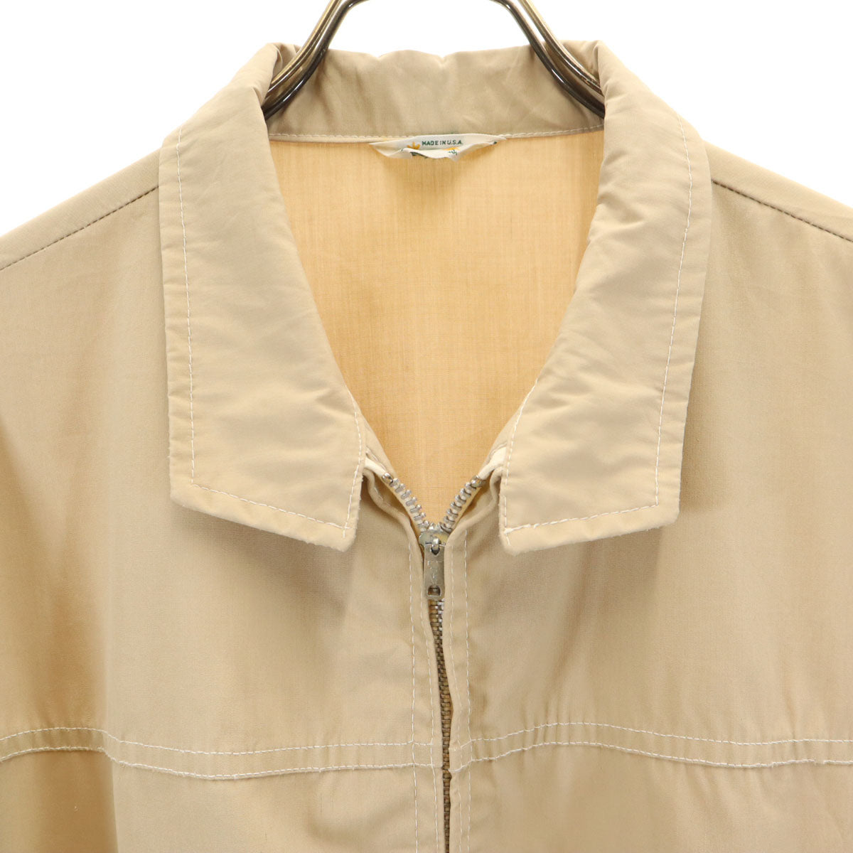 sportswear スポーツウェア 70s 80s USA製 ヴィンテージ ブルゾン ベージュ系 他 ジャケット メンズ