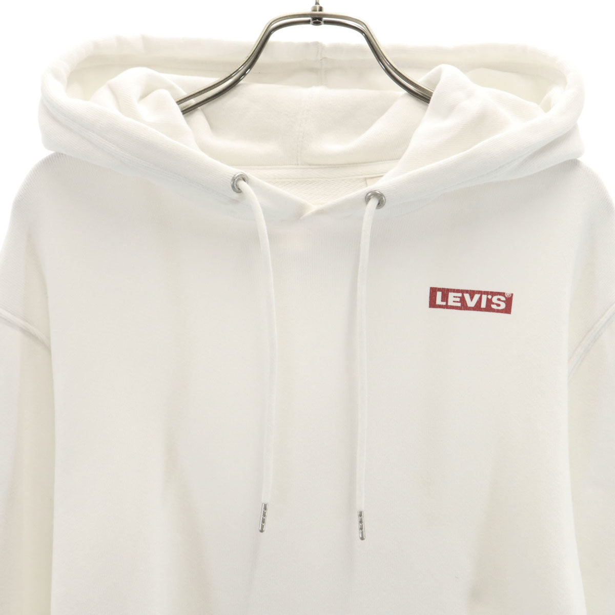 Levi's リーバイス STAR WARS スターウォーズ コラボ バックプリント C-3PO R2-D2 長袖 スウェットパーカー S ホワイト系 メンズ