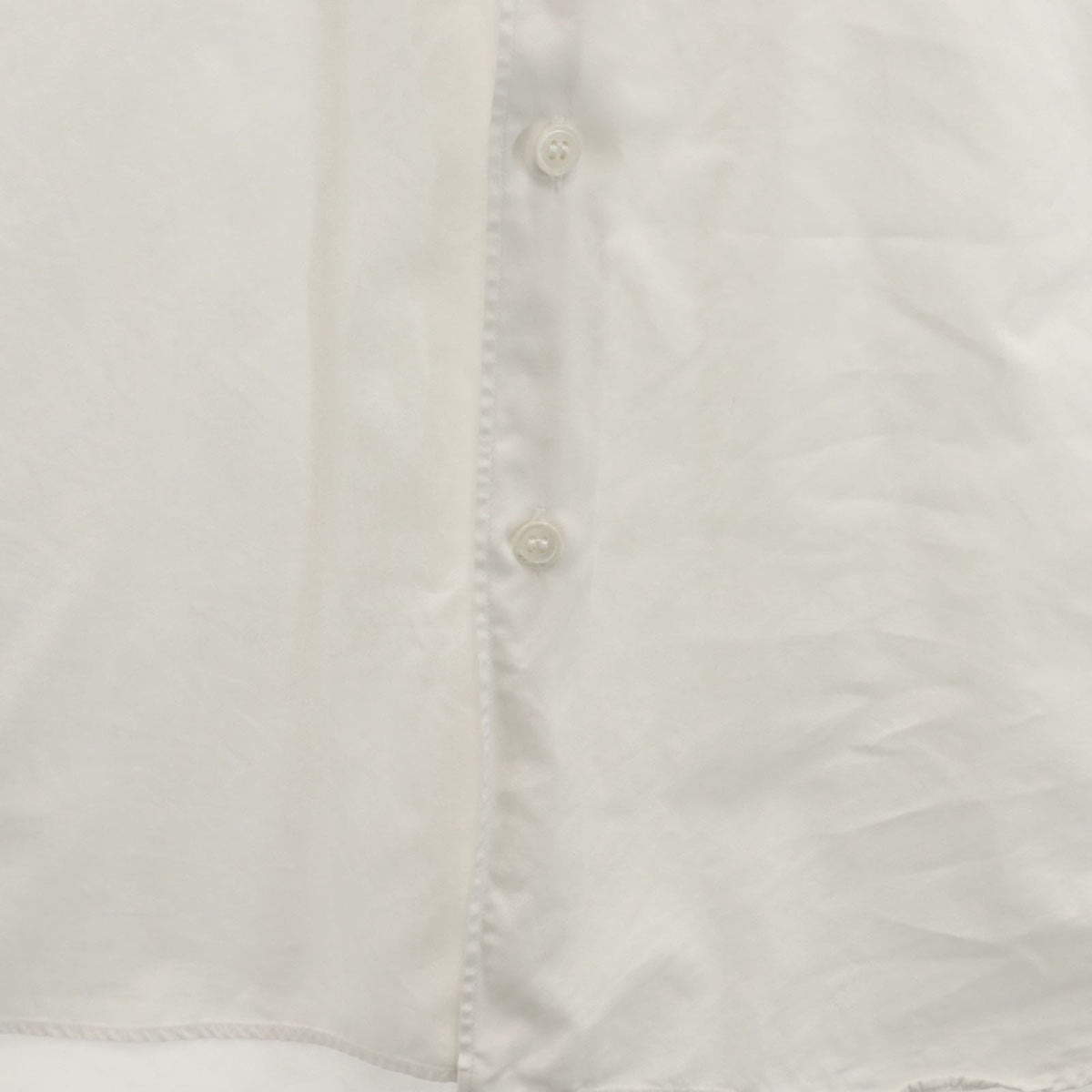 COMME des GARCONS HOMME コムデギャルソンオム 長袖 コットンシャツ S ホワイト メンズ