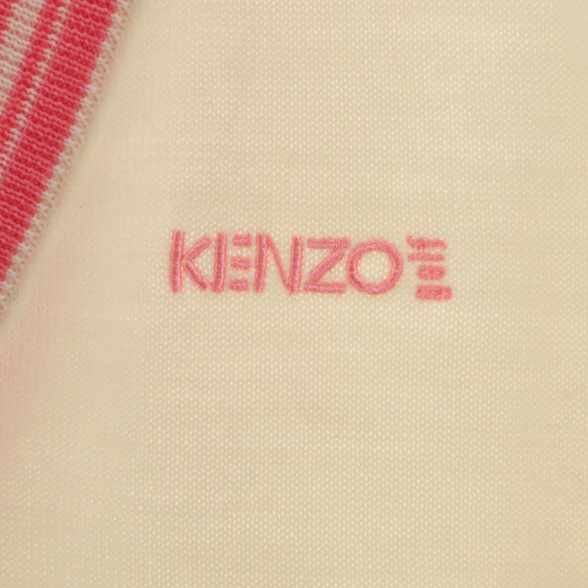 KENZO GOLF ケンゾーゴルフ 90s 日本製 オールド Vネック ニットベスト 2 アイボリー レディース