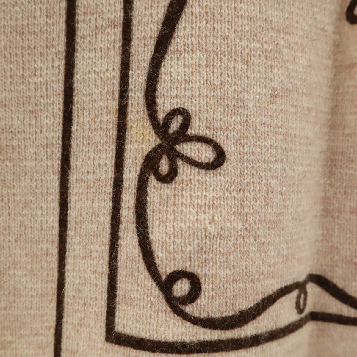 KENZO ケンゾー 90s オールド ニットベスト ベージュ レディース