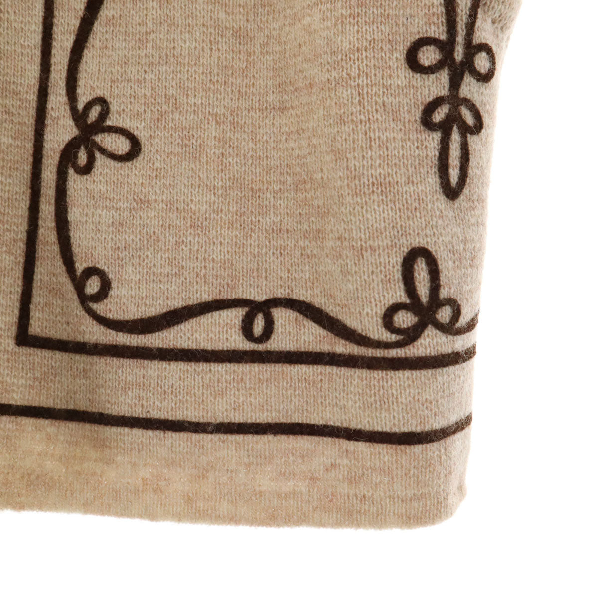 KENZO ケンゾー 90s オールド ニットベスト ベージュ レディース