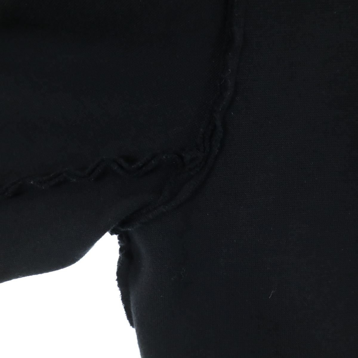 agnes b. homme アニエスベーオム 日本製 カットオフ加工 ジップジャケット 2 ブラック メンズ