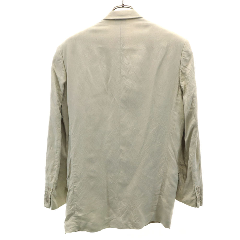 Christian Dior クリスチャンディオール 90s オールド レーヨンブレンド テーラードジャケット M クリーム メンズ