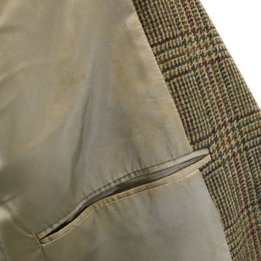 Burberrys バーバリーズ 90s オールド USA製 チェック柄 テーラードジャケット ベージュ メンズ