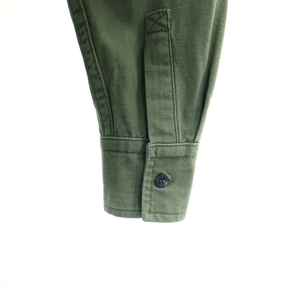 PUNK DRUNKERS パンクドランカーズ 長袖 ミリタリーシャツ M カーキ メンズ