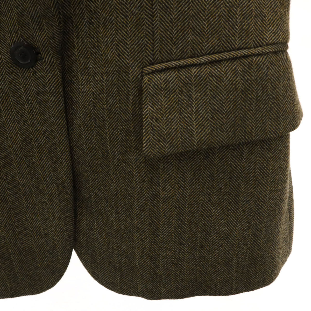 GUCCI グッチ イタリア製 ウール テーラードジャケット 44 ブラウン系 レディース