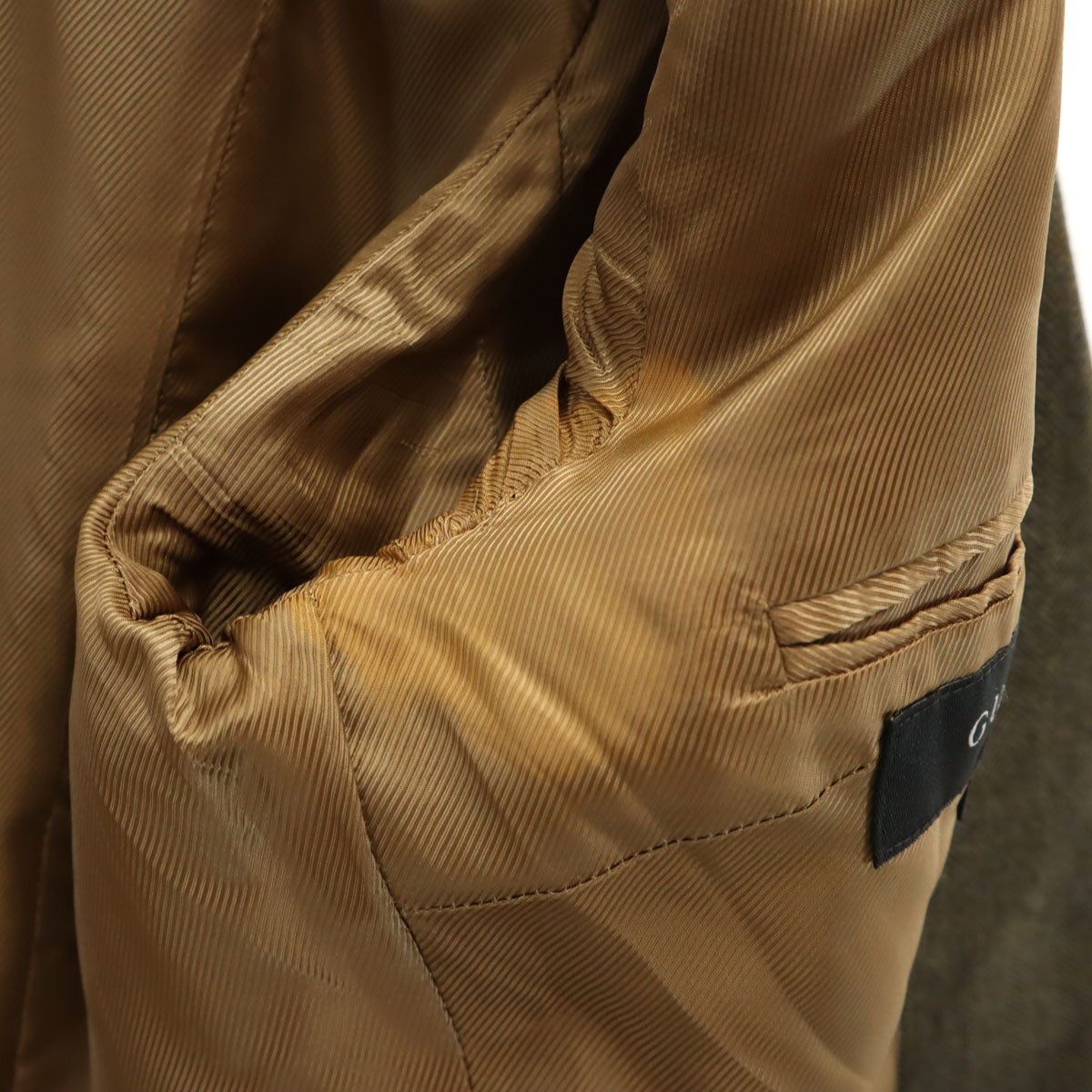 GUCCI グッチ イタリア製 ウール テーラードジャケット 44 ブラウン系 レディース