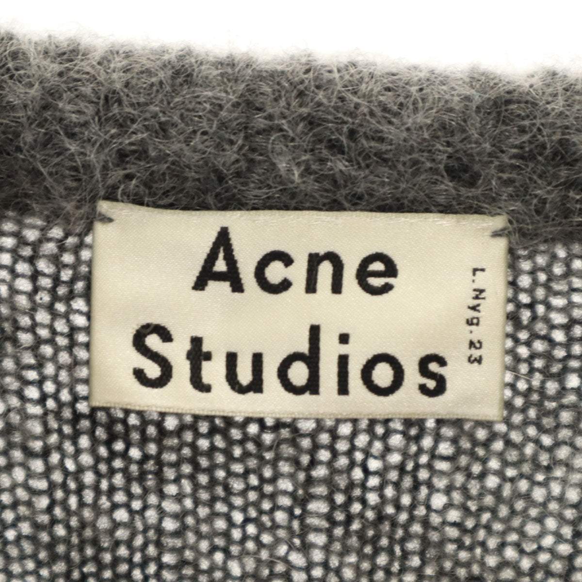 ACNE STUDIOS アクネストゥディオズ ウールブレンド 長袖 ニット S グレー系 セーター レディース