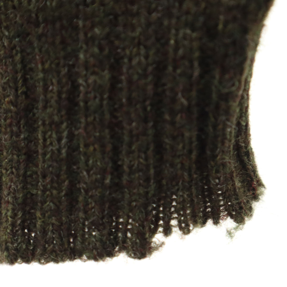 Vivienne WestwoodMAN ヴィヴィアンウエストウッドマン イタリア製 長袖 Vネック ニット S カーキ系 セーター メンズ