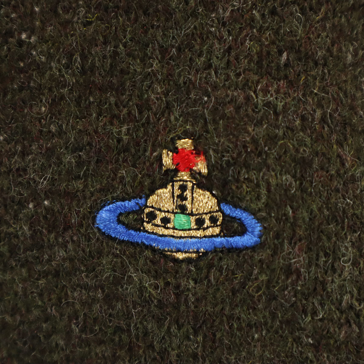 Vivienne WestwoodMAN ヴィヴィアンウエストウッドマン イタリア製 長袖 Vネック ニット S カーキ系 セーター メンズ