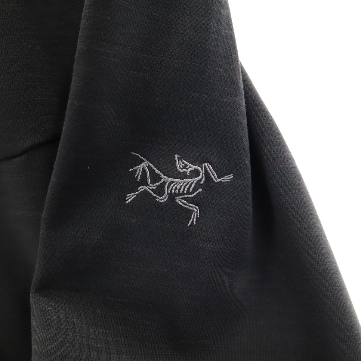 ARC'TERYX アークテリクス 長袖 ジップパーカー M チャコールグレー KYANITE AR TECH WOOL HOODY 裏フリース アウトドア メンズ