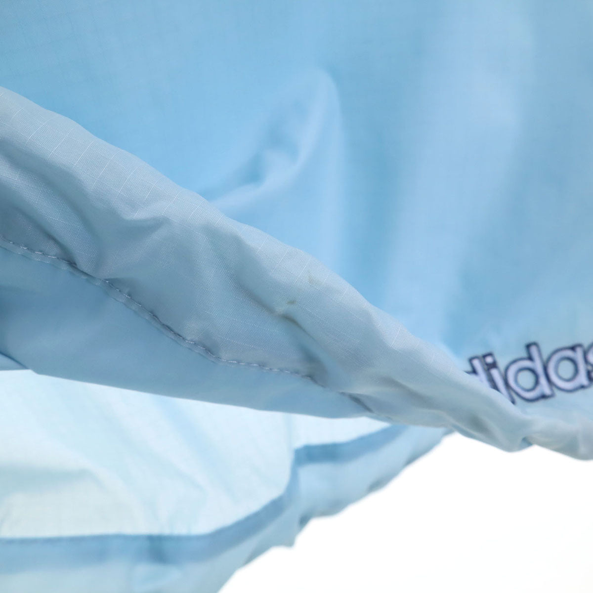 adidas アディダス 80s 銀タグ ヴィンテージ ハーフジップ ウインドブレーカー L-O ブルー デサント プルオーバー メンズ