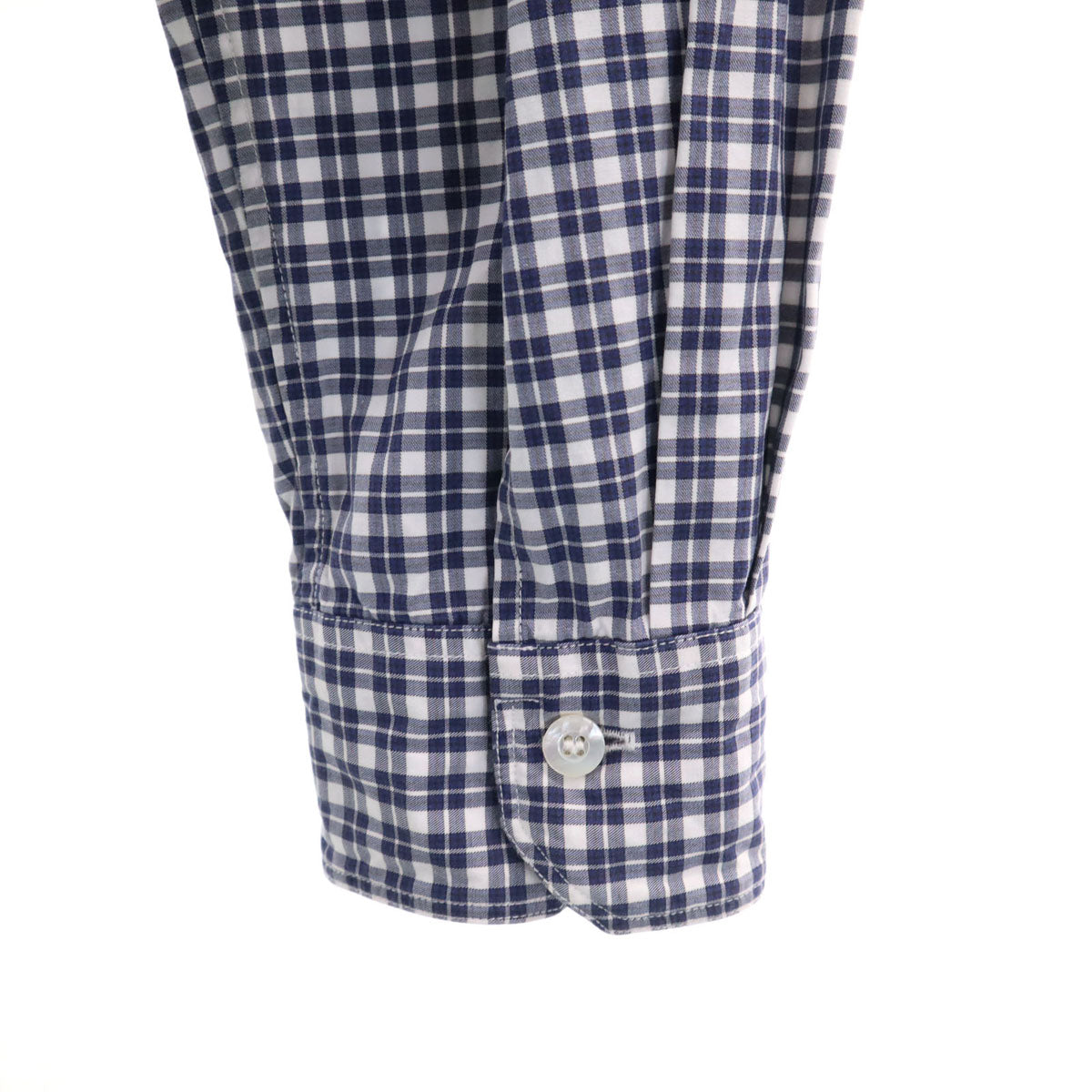 JUNYA WATANABE COMME des GARCONS MAN ジュンヤワタナベコムデギャルソンマン 2013年 日本製 チェック柄 長袖 コットンシャツ S ネイビー メンズ