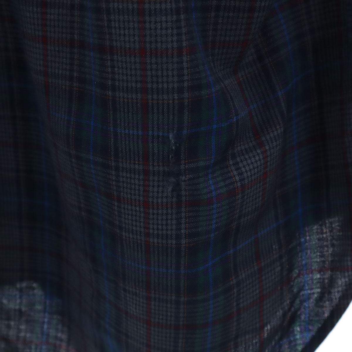 PENDLETON ペンドルトン 70s ヴィンテージ USA製 チェック柄 長袖 ボタンダウンシャツ M チャコールグレー メンズ