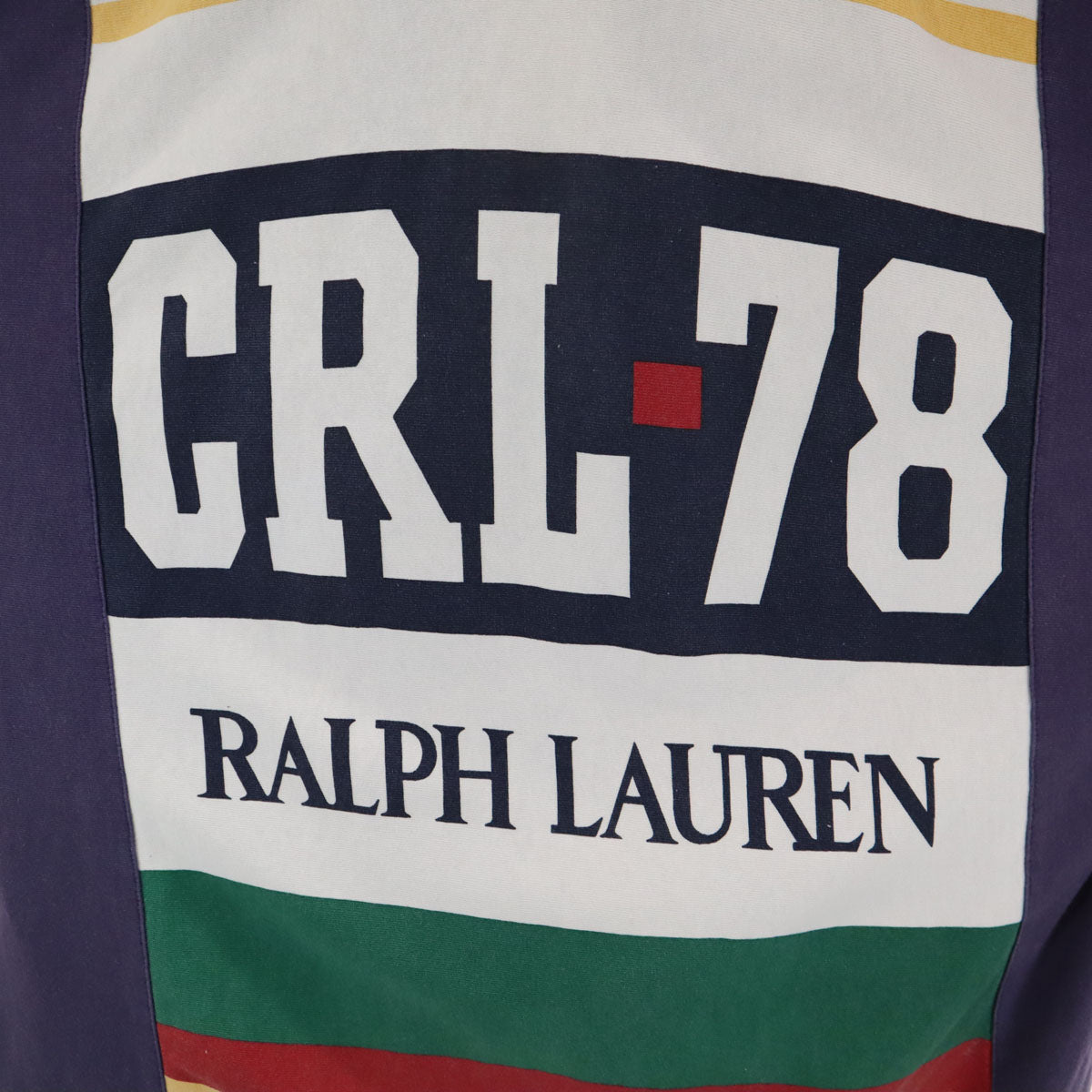 CHAPS RALPH LAUREN チャップスラルフローレン 90s オールド バックロゴ CRL-78 長袖 ラガーシャツ L ネイビー ポロシャツ メンズ