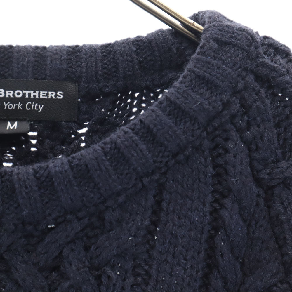 68&brothers シックスティエイトアンドブラザーズ 長袖 セーター M ネイビー系 ニット メンズ