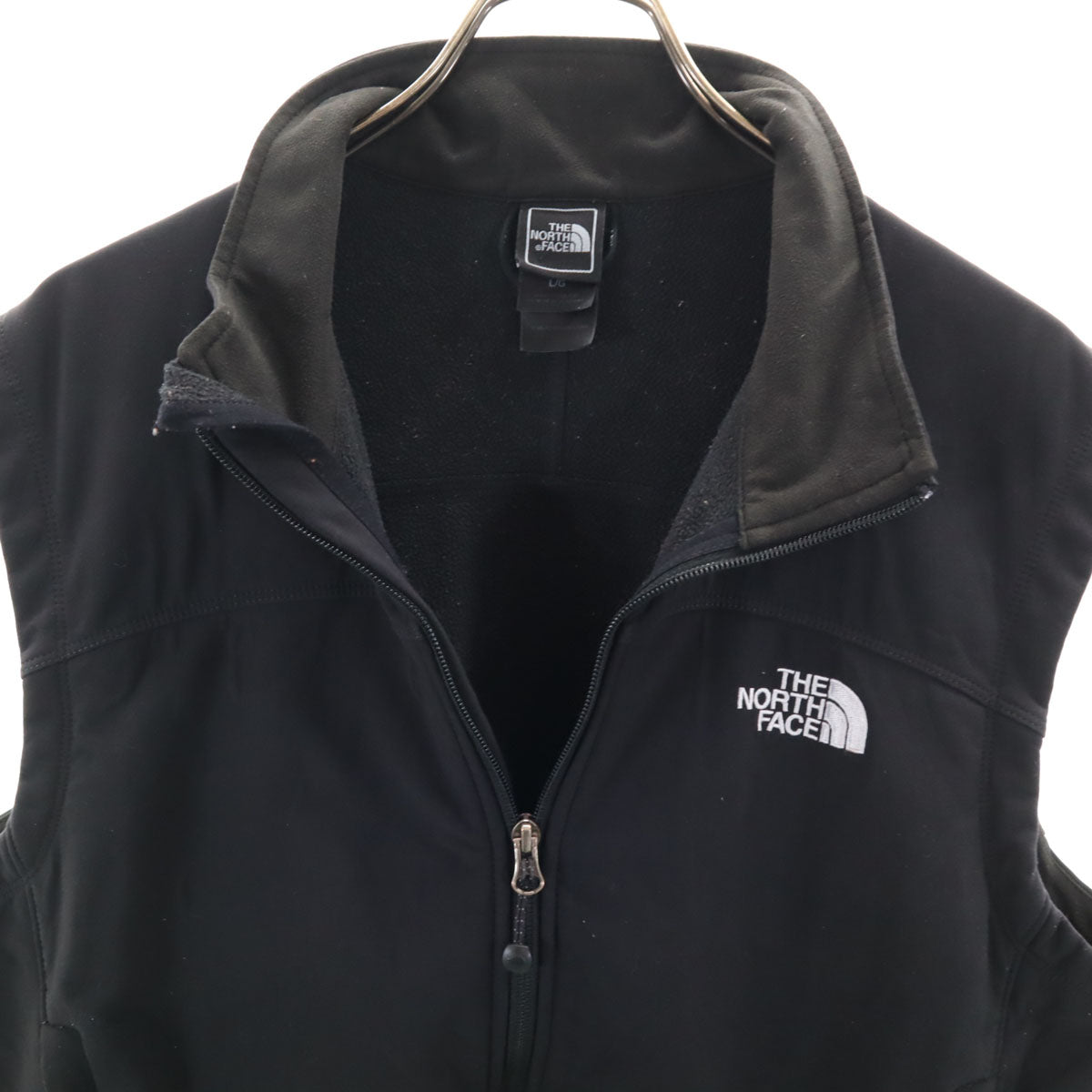 THE NORTH FACE ザノースフェイス フルジップ ベスト L ブラック アウトドア AL5D メンズ