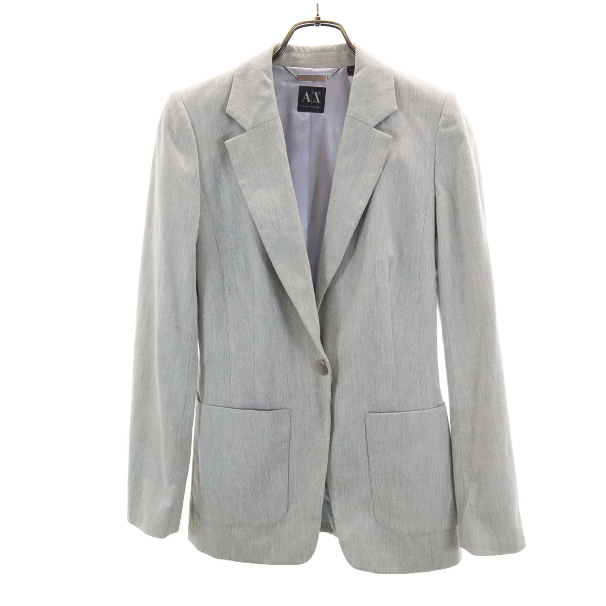 ARMANI EXCHANGE アルマーニエクスチェンジ テーラードジャケット XS ライトグレー系 レディース