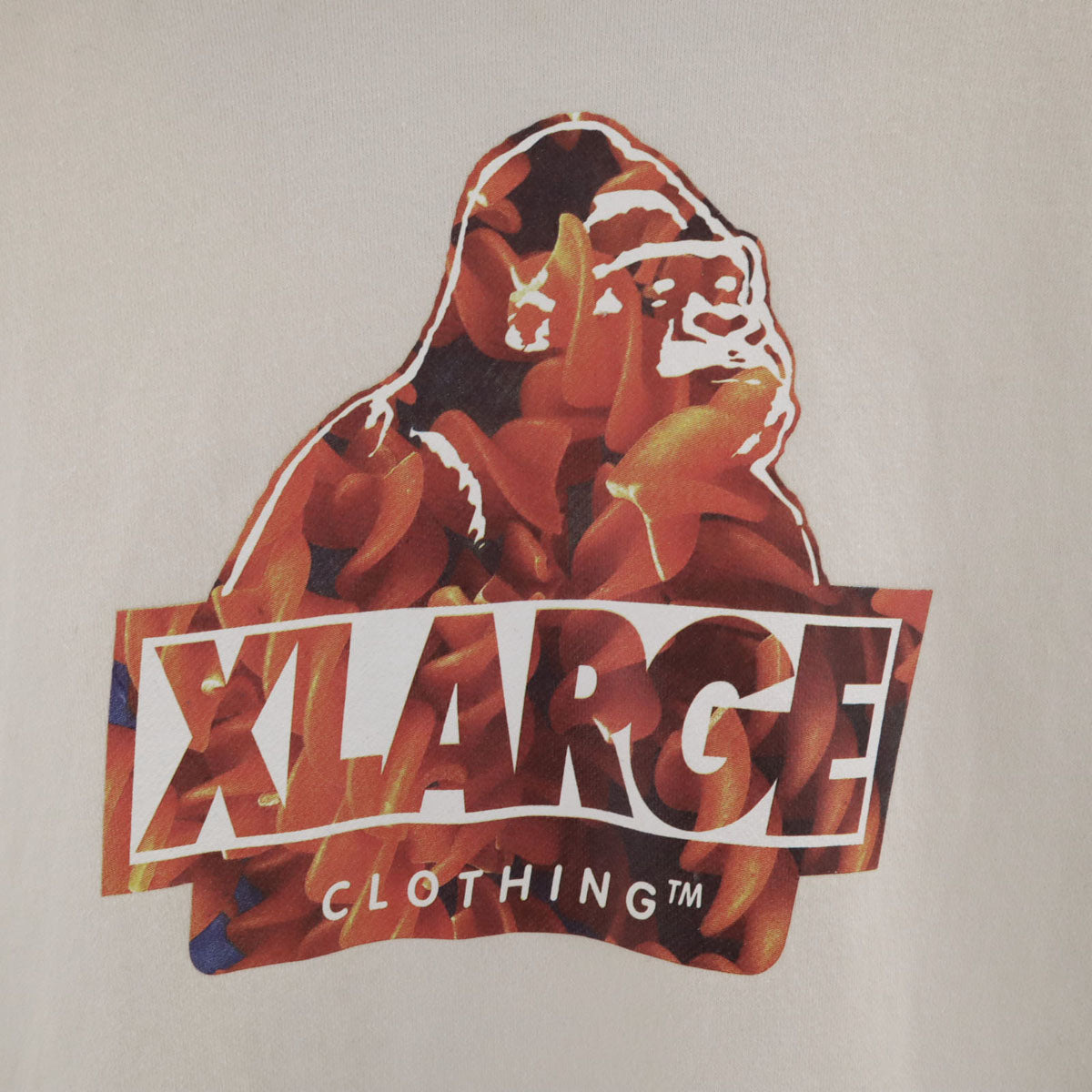 XLARGE エクストララージ 長袖 スウェットパーカー M ベージュ系 メンズ