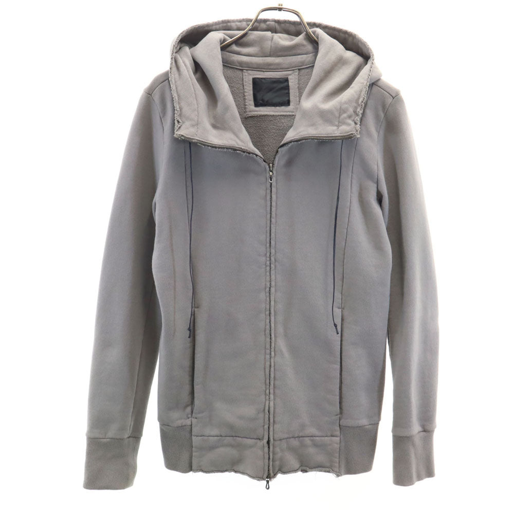 OURET オーレット 日本製 長袖 ジップパーカー グレー スウェット メンズ