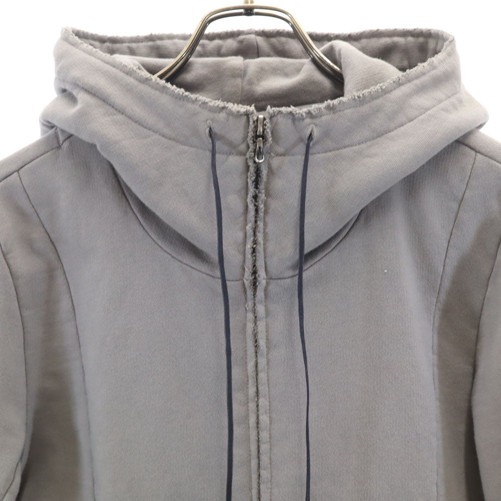 OURET オーレット 日本製 長袖 ジップパーカー グレー スウェット メンズ