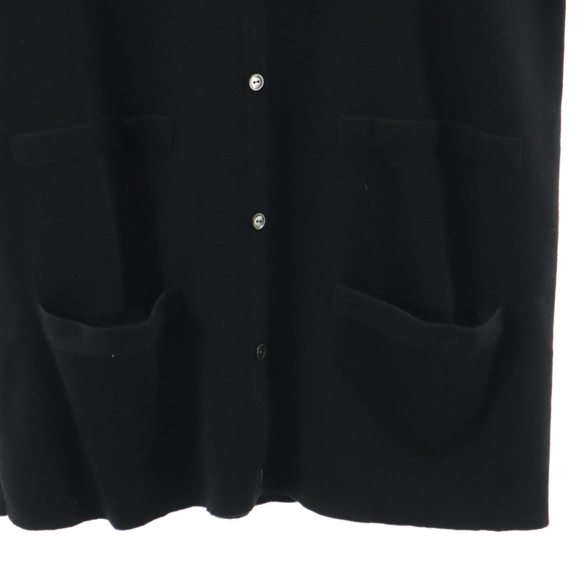 FOXEY フォクシー 日本製 カシミヤブレンド 長袖 ニットカーディガン 42 ブラック レディース