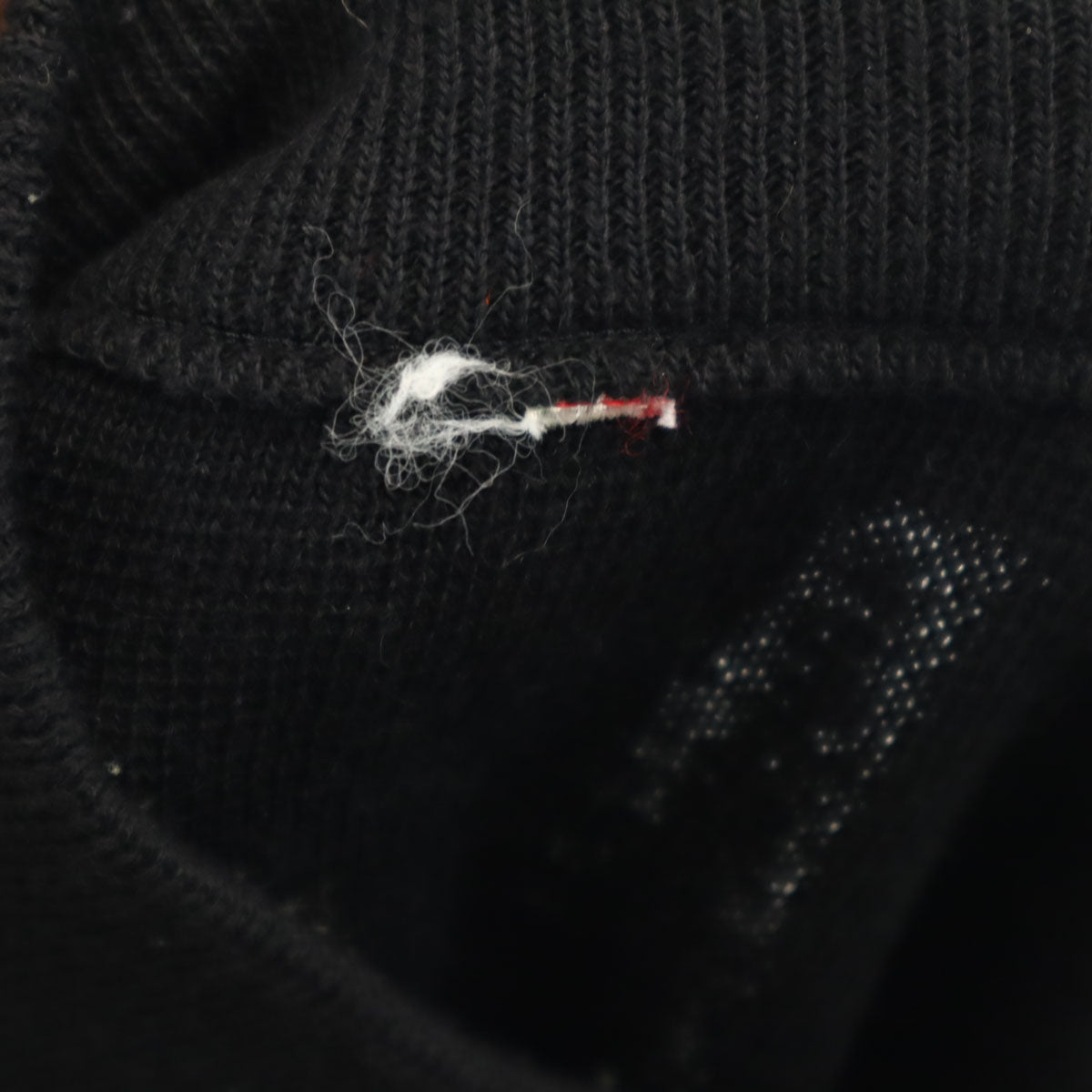 80s 90s オールド 斜ストライプ柄 長袖 セーター LL ブラック ニット メンズ