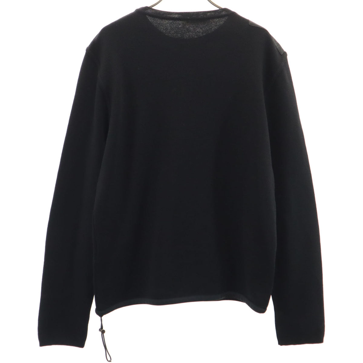 PRADA SPORTS プラダスポーツ イタリア製 長袖 セーター 48 ブラック ニット メンズ