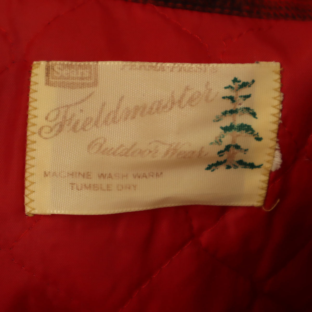 Sears シアーズ 70s ヴィンテージ チェック柄 長袖 ネルシャツ レッド 裏キルティング メンズ