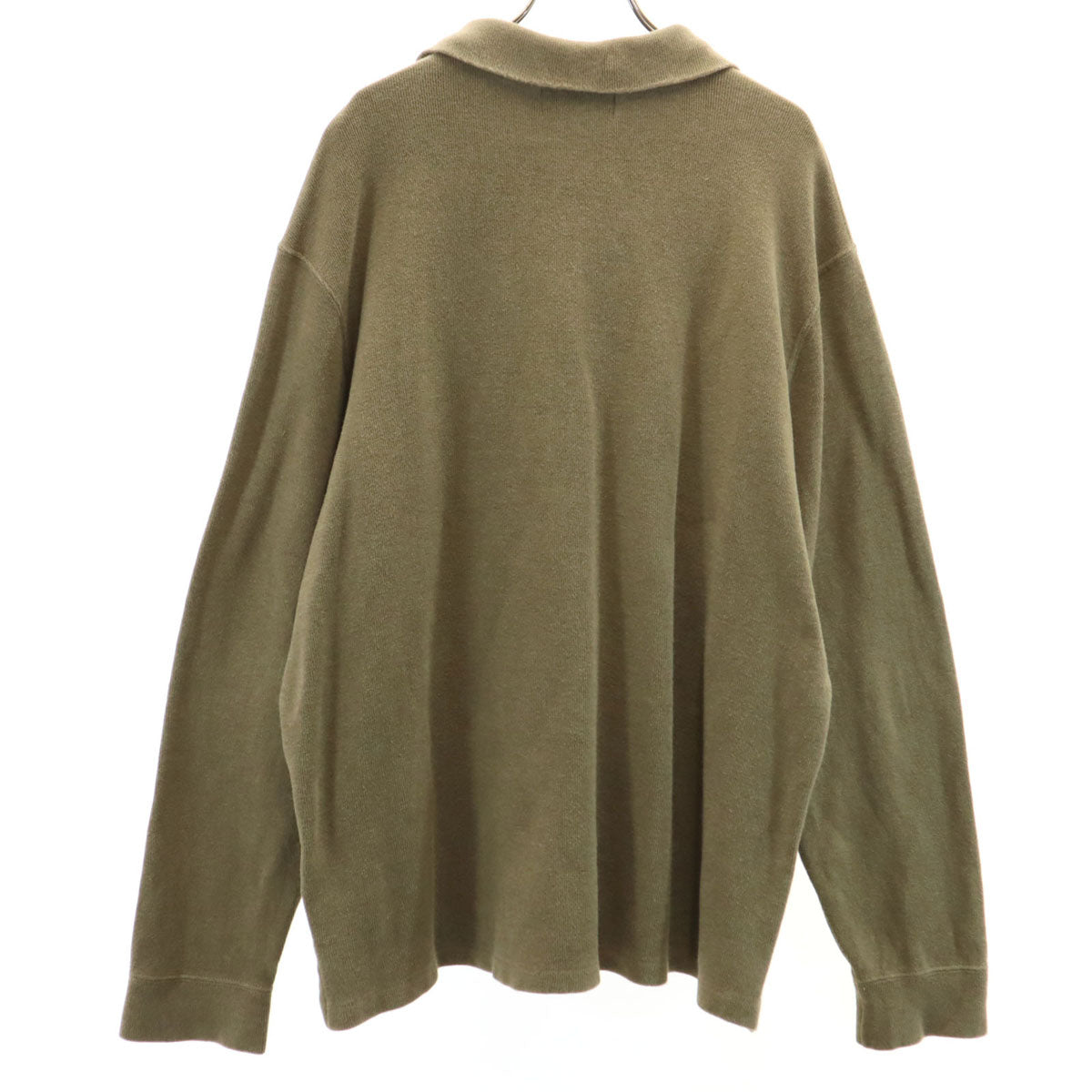 Polo by Ralph Lauren ポロバイラルフローレン 長袖 ハイネック ハーフジップ ウェア XL オリーブ系 プルオーバー メンズ