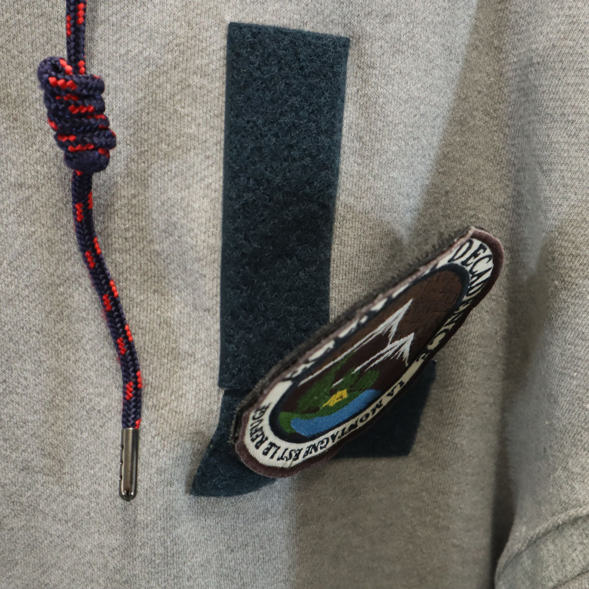 LANVIN en Bleu ランバンオンブルー 日本製 長袖 スウェットパーカー 48 ライトグレー メンズ