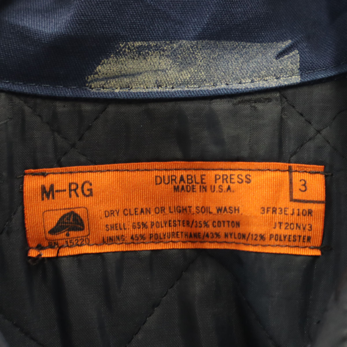 DURABLE PRESS デュラブルプレス USA製 ブルゾン M ネイビー TALON メンズ