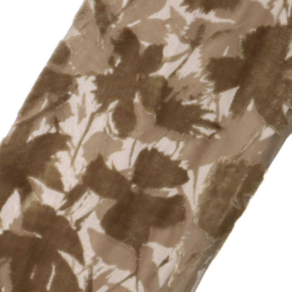 Leilian レリアン 日本製 シルクブレンド 総柄 長袖 ブラウス 13 ベージュ系 レディース