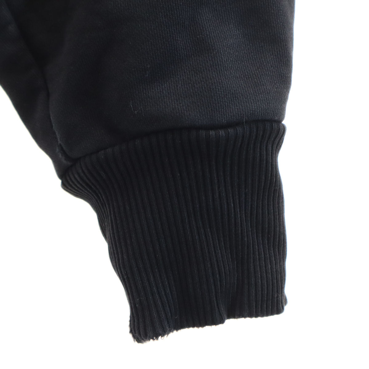 DIESEL ディーゼル 長袖 スウェットパーカー XL 黒 プルオーバー メンズ