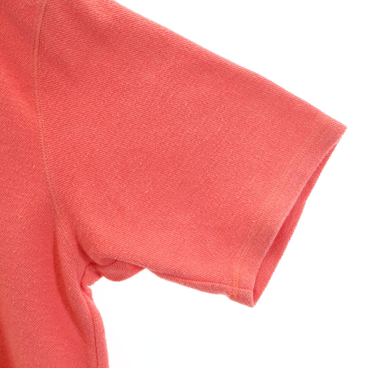 STUSSY ステューシー 半袖 スウェット Tシャツ L オレンジ系 パイル メンズ