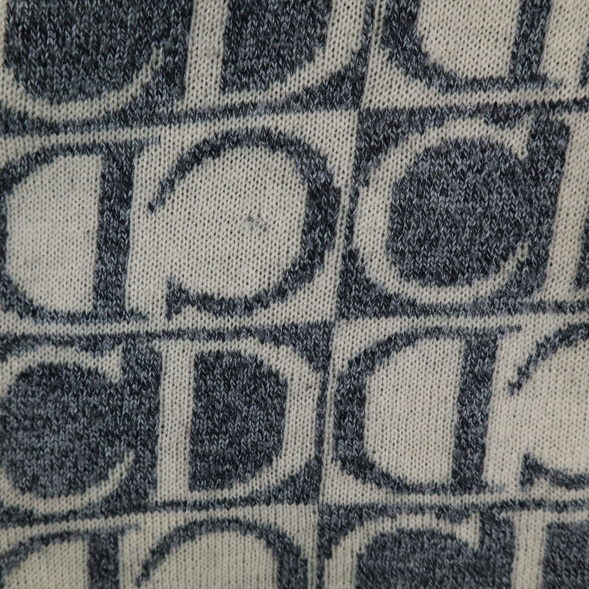 Christian Dior SPORTS クリスチャンディオールスポーツ 90s オールド ロゴ切替 長袖 セーター M アイボリー ニット レディース