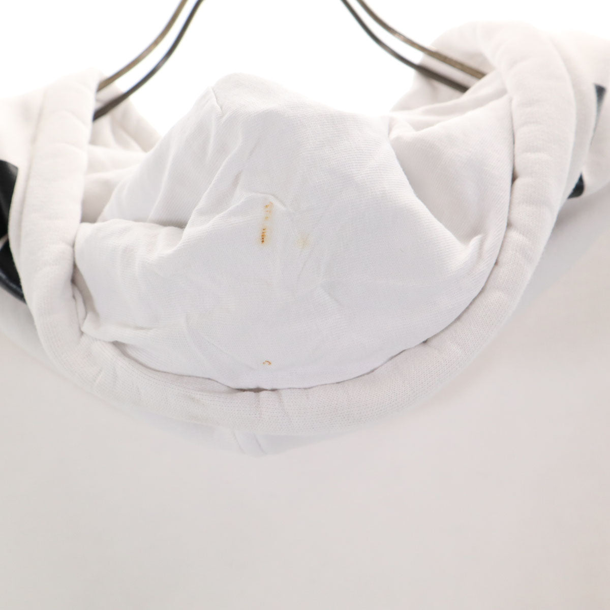 MSGM エムエスジーエム イタリア製 長袖 スウェットパーカー XS ホワイト 裏起毛 メンズ