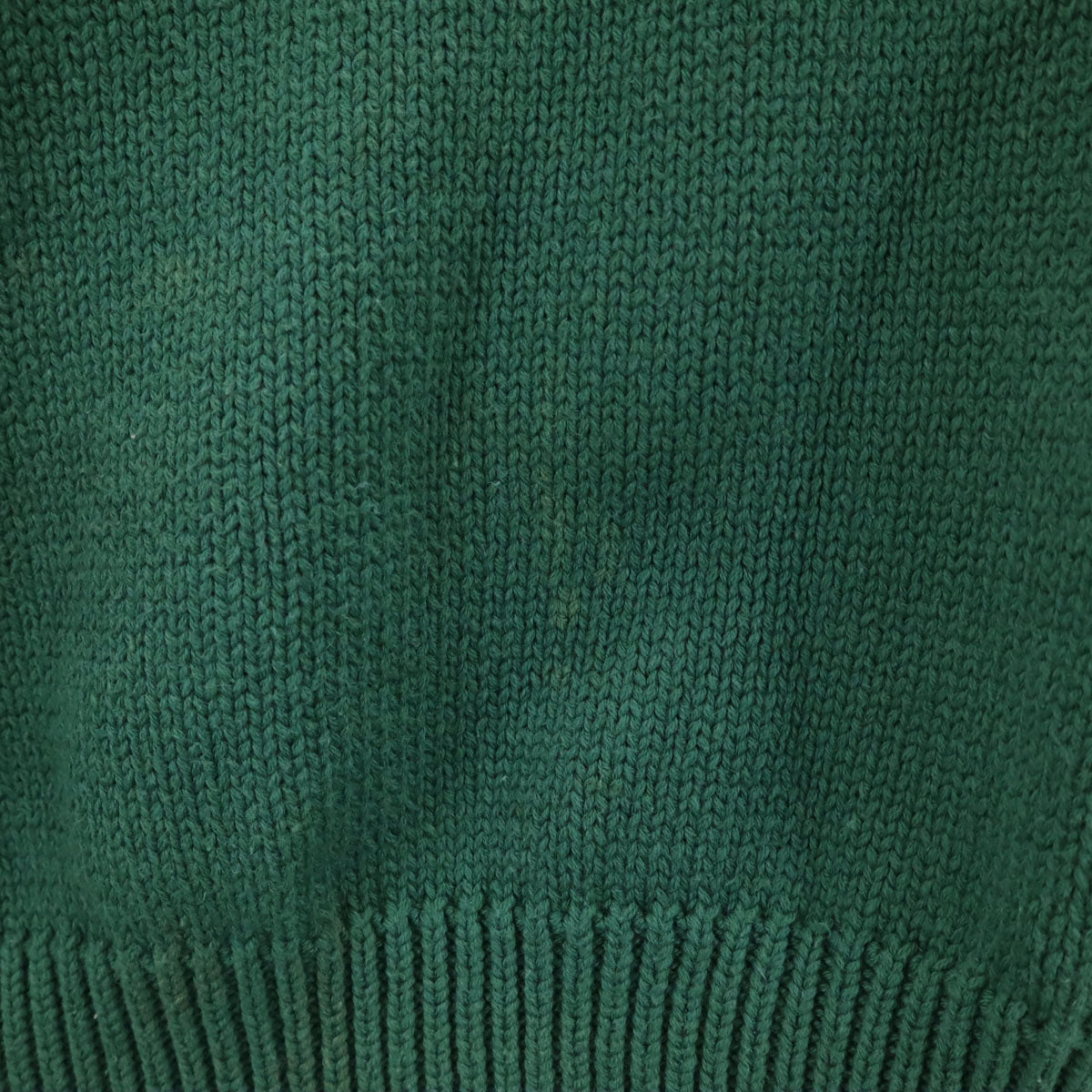 MICKEY,INC ミッキーインク 90s オールド ミッキーマウス刺繍 長袖 ニット L グリーン セーター メンズ