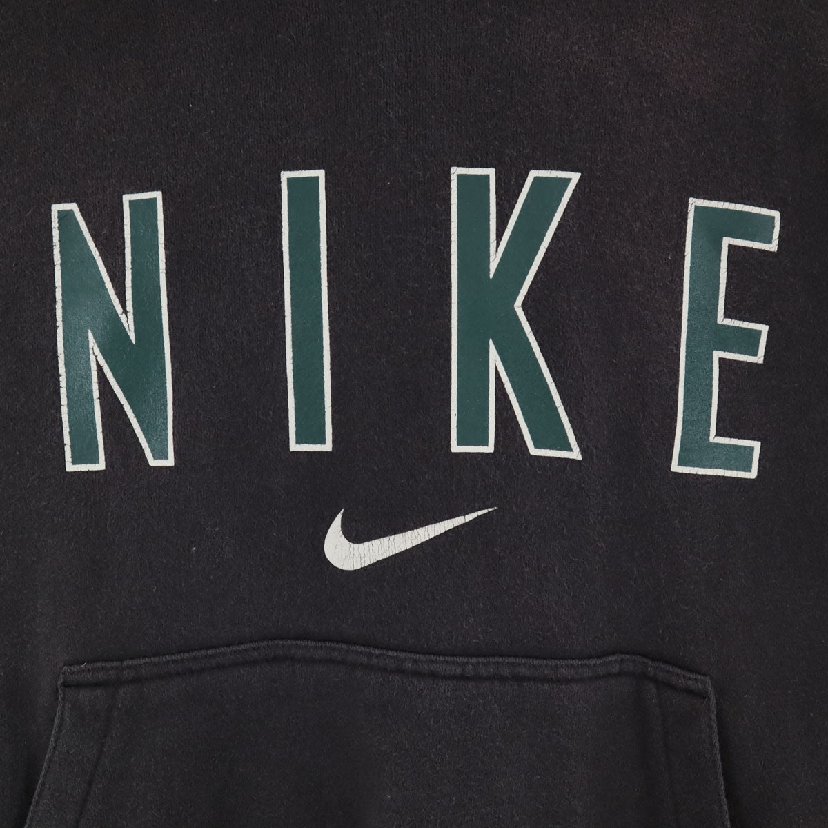 NIKE ナイキ 90s 00s オールド 白タグ 長袖 スウェットパーカー L ブラック メンズ