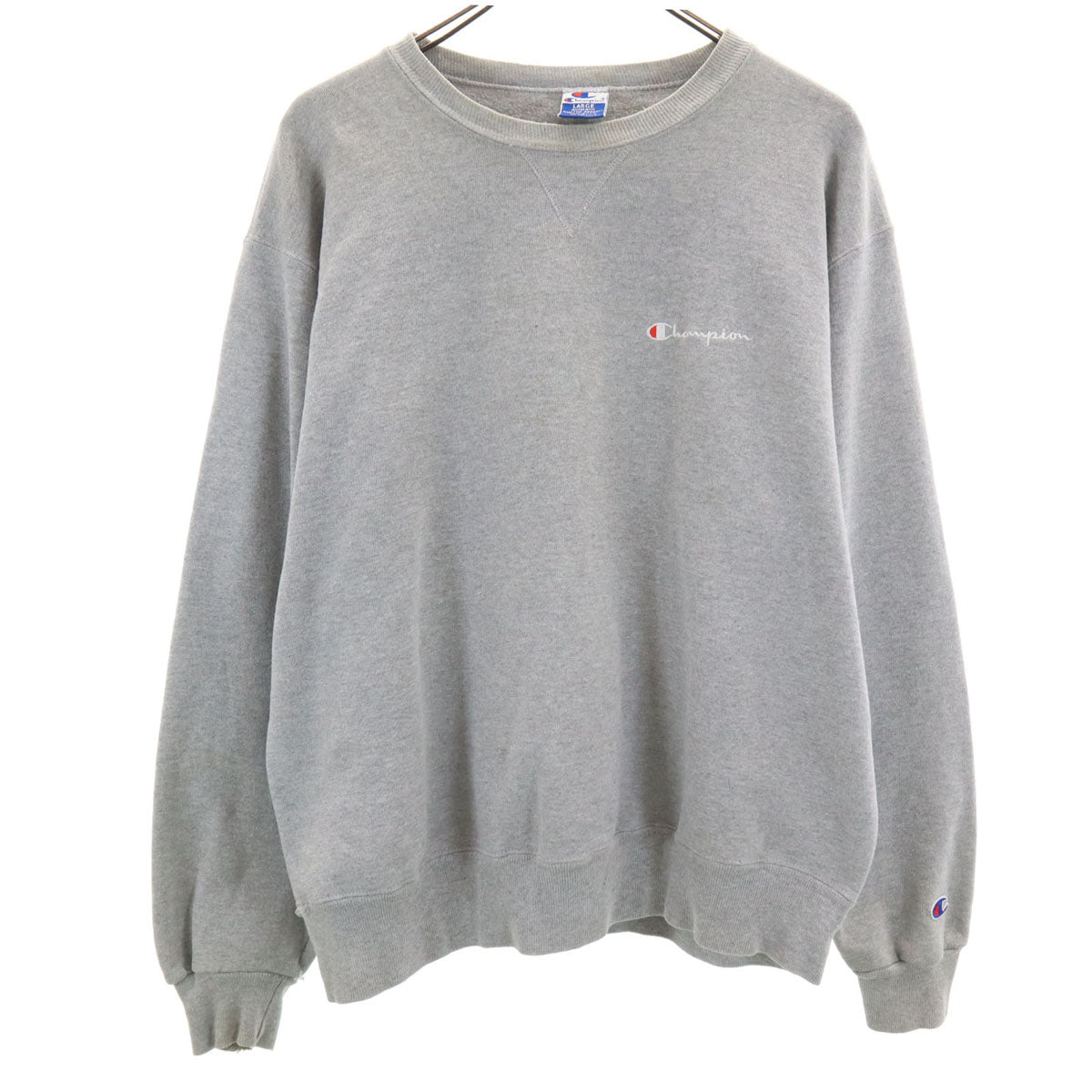 Champion チャンピオン 90s USA製 オールド 青タグ 長袖 スウェット トレーナー L グレー メンズ