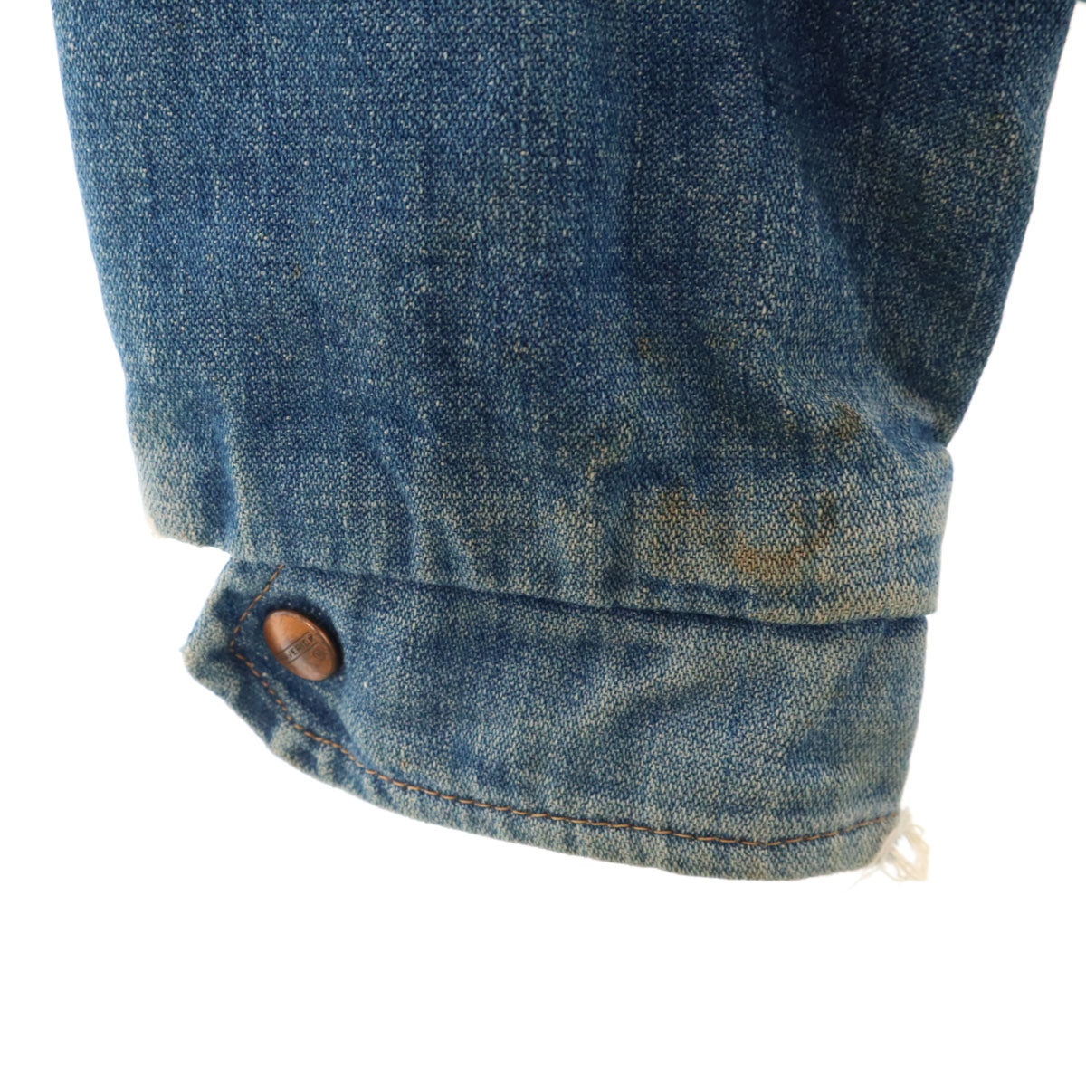 BLUE BELL MAVERICK ブルーベル マーベリック 70s 80s USA製 ヴィンテージ デニムジャケット 18 ウォッシュブルー ジージャン 裏ボア レディース