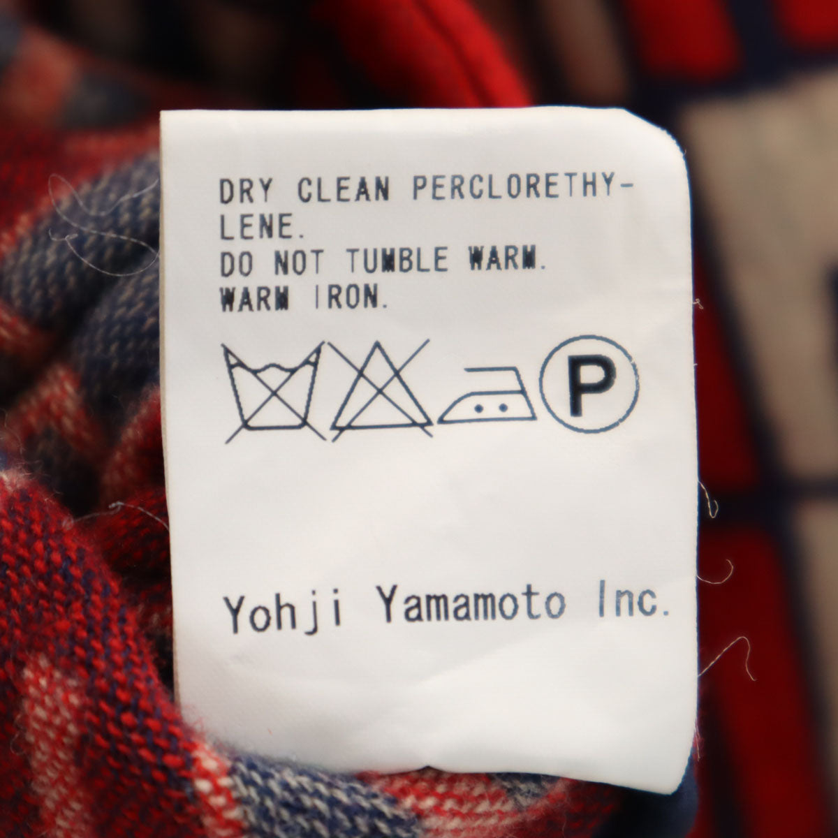 Y's ワイズ 日本製 総柄 ニットジャケット レッド レディース
